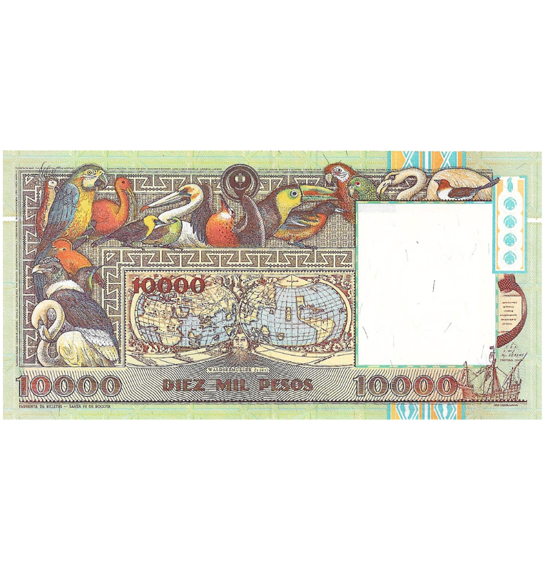 Colombia 10.000 Pesos 1994